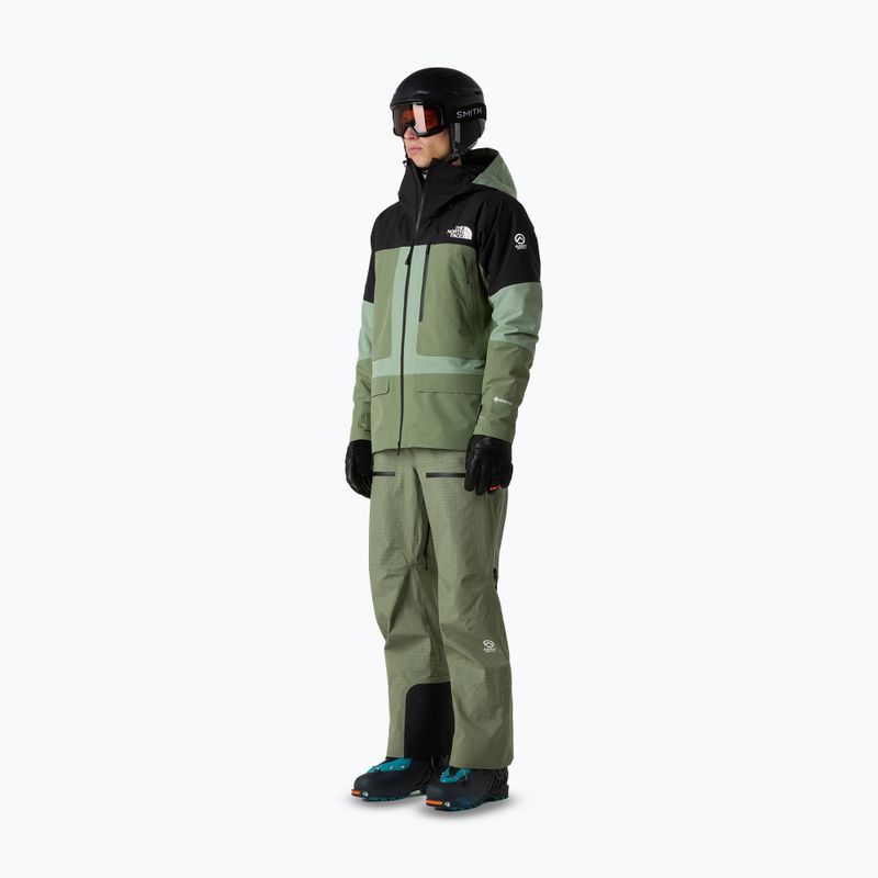 Vyriškos slidinėjimo kelnės The North Face Summit Tsirku GTX Pro Bib bark mist/black 2