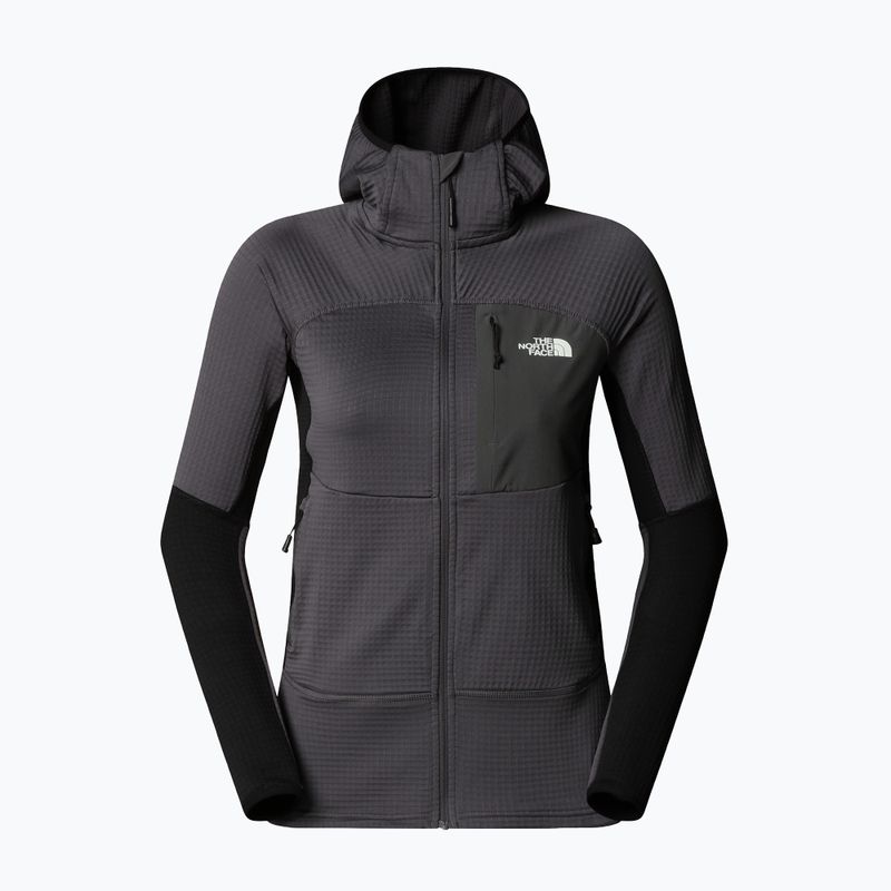 Moteriškas džemperis The North Face Polartec Powergrid Stormgap Hoodie anthracite grey/bla 5