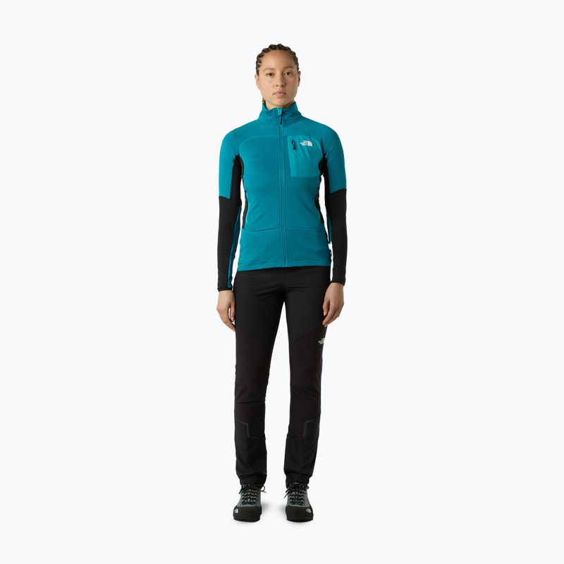 Moteriškas džemperis The North Face Polartec Powergrid Stormgap antracito pilka/tnf juoda 2