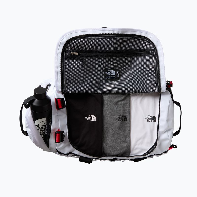 Kelioninis krepšys The North Face Base Camp Duffel M 71 l white/black/elevation red 4