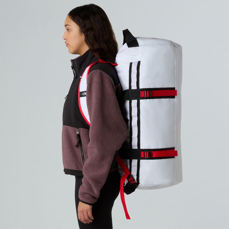 Kelioninis krepšys The North Face Base Camp Duffel M 71 l white/black/elevation red 6
