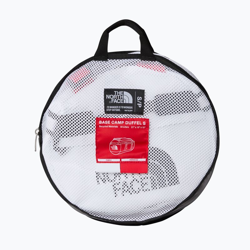 Kelioninis krepšys The North Face Base Camp Duffel S 50 l white/black/elevation red 2