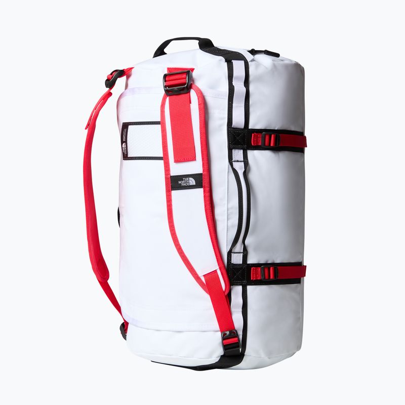 Kelioninis krepšys The North Face Base Camp Duffel S 50 l white/black/elevation red 3