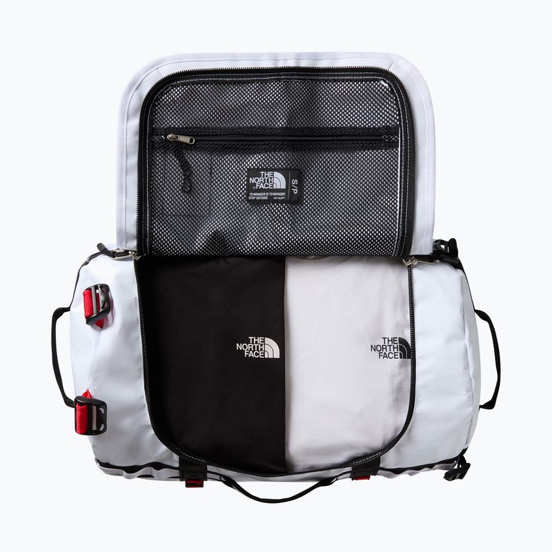 Kelioninis krepšys The North Face Base Camp Duffel S 50 l white/black/elevation red 4
