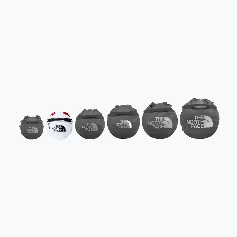 Kelioninis krepšys The North Face Base Camp Duffel S 50 l white/black/elevation red 5