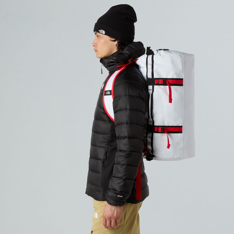 Kelioninis krepšys The North Face Base Camp Duffel S 50 l white/black/elevation red 6