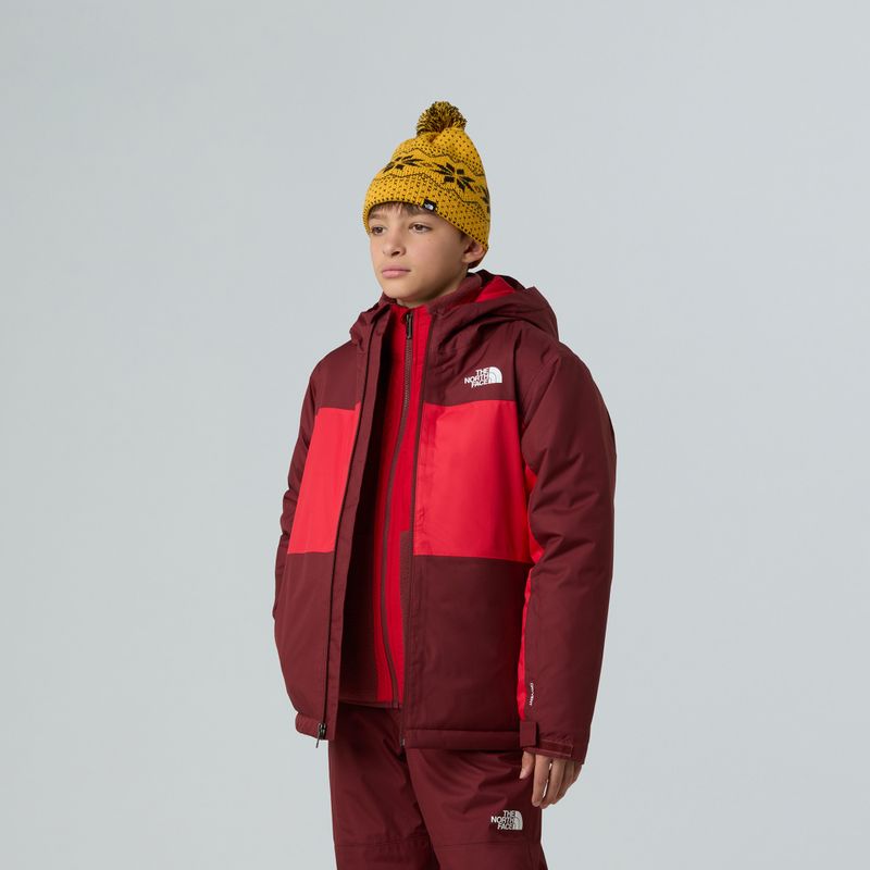 Vaikiška slidinėjimo striukė The North Face Freedom Insulated sumac/ red 4