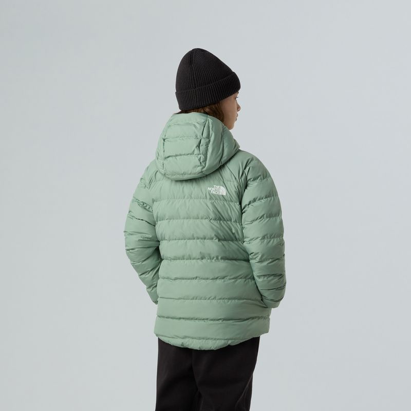 Vaikiška pūsta striukė The North Face Reversible Perrito Hooded slate moss 3