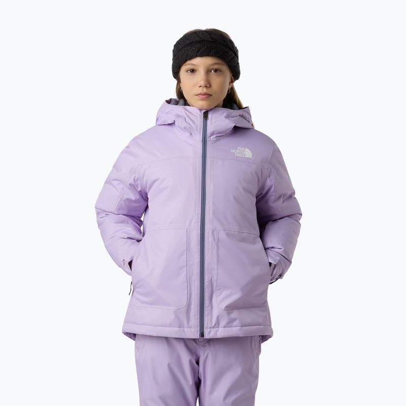 Vaikiška slidinėjimo striukė The North Face Freedom Insulated lite lilac