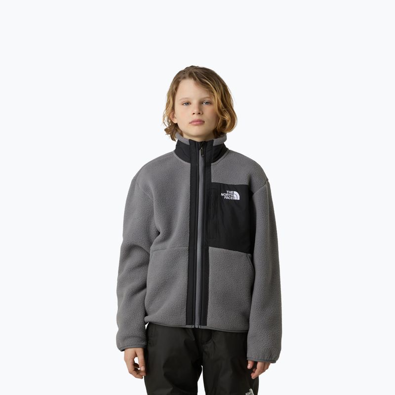 Vaikiškas fliso džemperis The North Face Yumiori Full Zip smoked pearl/black