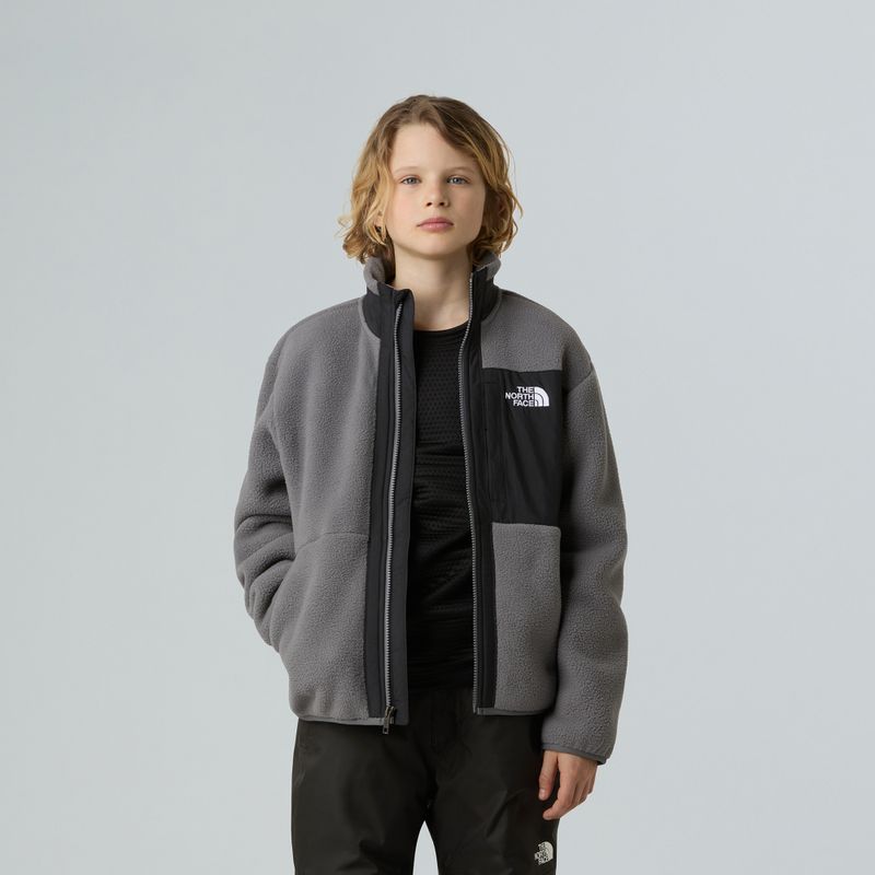 Vaikiškas fliso džemperis The North Face Yumiori Full Zip smoked pearl/black 4