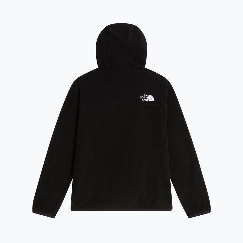 Vaikiškas flisinis džemperis The North Face Teen Glacier Full Zip Hoodie tnf black 2