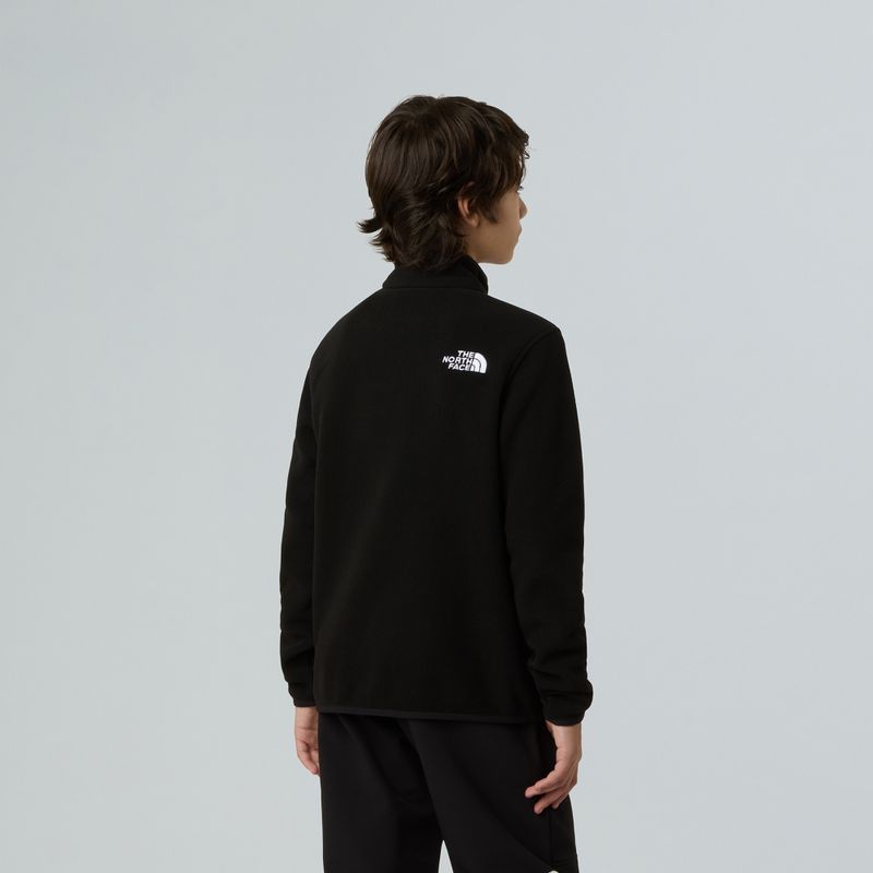 Vaikiškas fliso džemperis The North Face Teen Glacier 1/4 Zip black 5