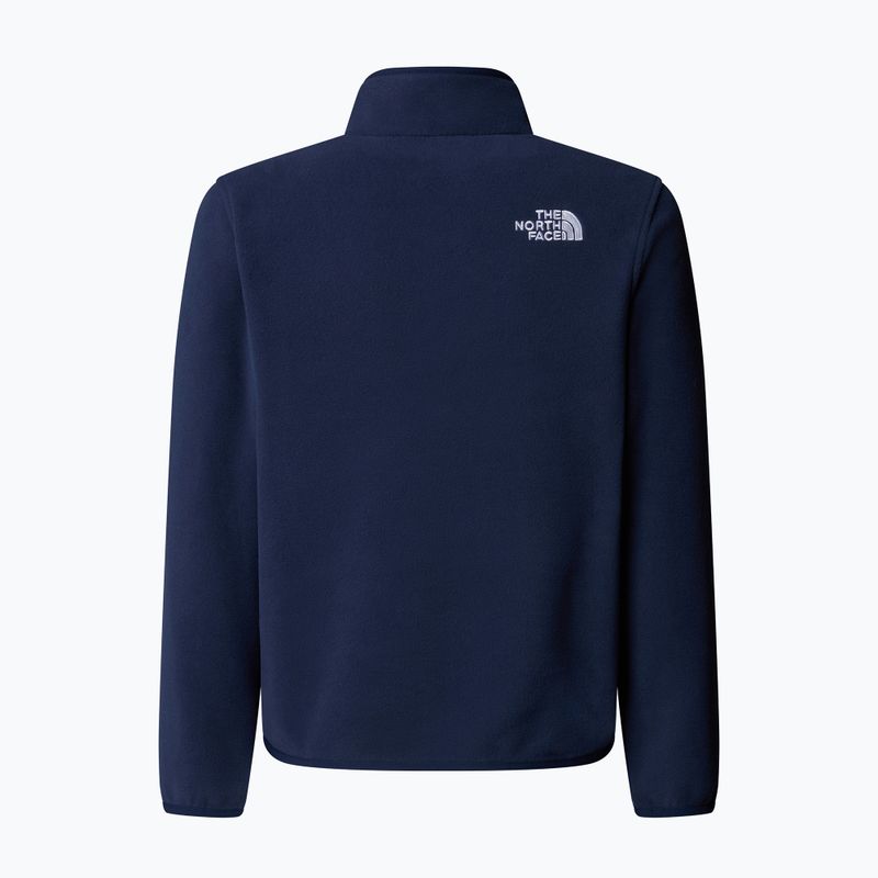 Vaikiškas fliso džemperis The North Face Teen Glacier 1/4 Zip summit navy 2