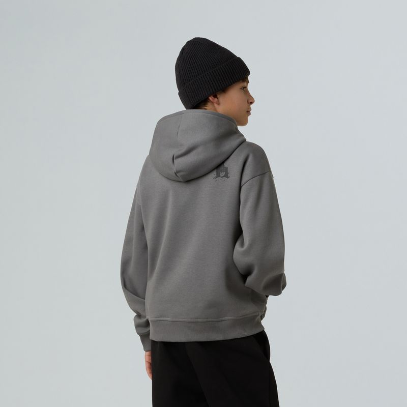 Vaikiškas džemperis The North Face Sports Oversized Hoodie Graphic smoked pearl 3