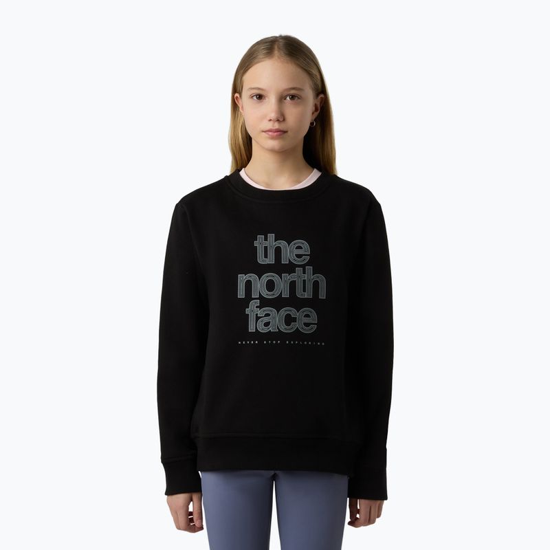 Moteriškas džemperis The North Face Reflective Logo Relaxed Crew black