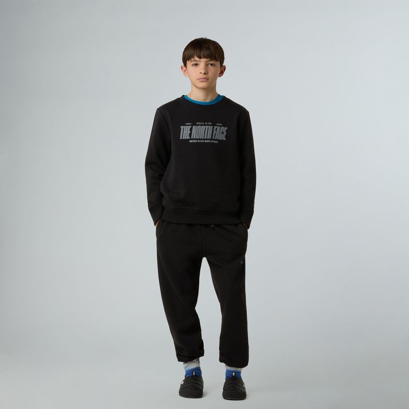 Vaikiškas džemperis The North Face Reflective Logo Relaxed Crew black 2