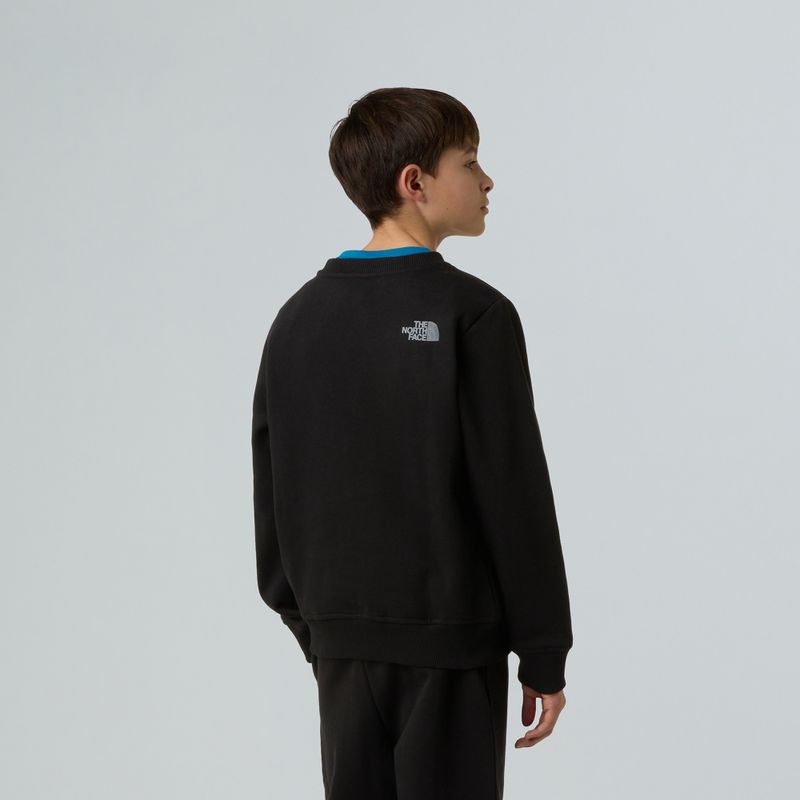 Vaikiškas džemperis The North Face Reflective Logo Relaxed Crew black 3