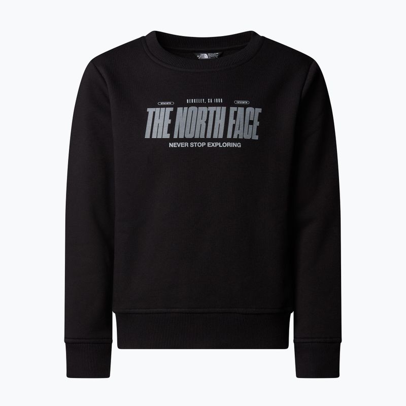Vaikiškas džemperis The North Face Reflective Logo Relaxed Crew black 4