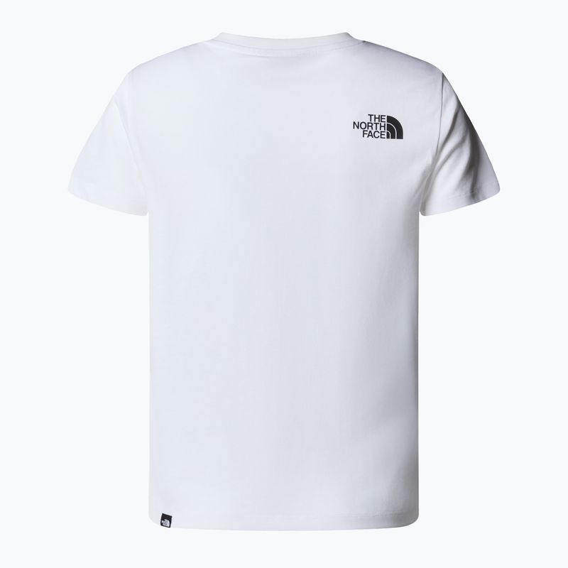 Vaikiški marškinėliai The North Face Easy white 2