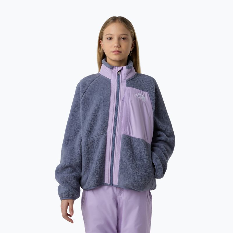Vaikiškas fliso džemperis The North Face Yumiori Full Zip twilight galaxy/lite lilac