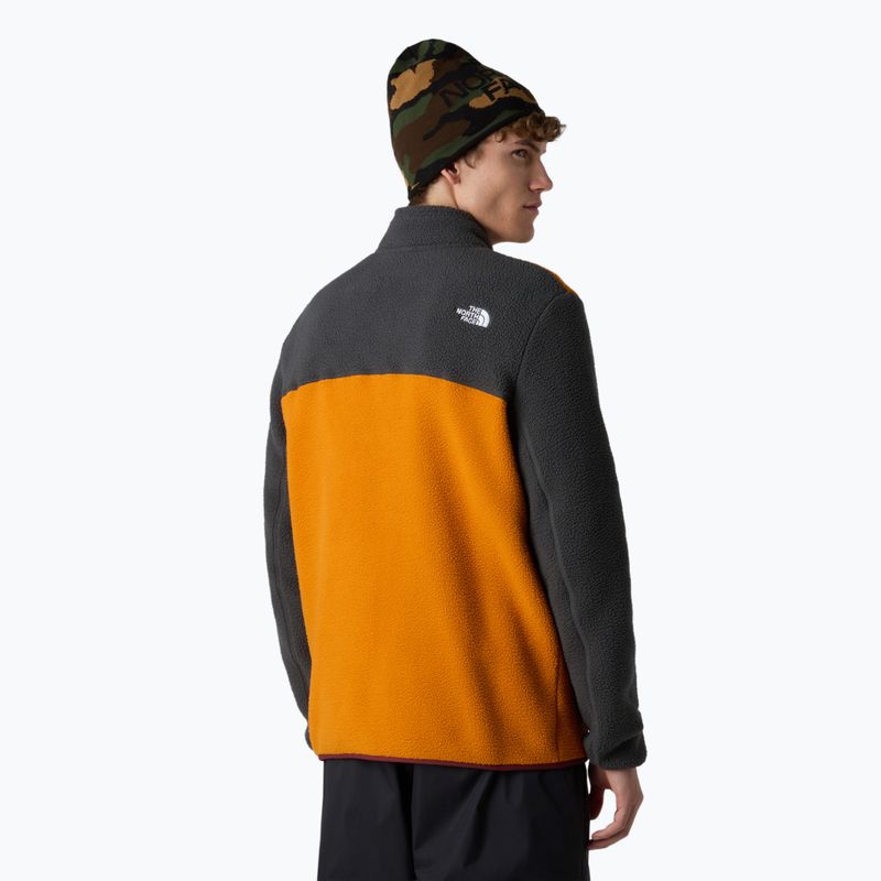 Vyriškas džemperis The North Face Yumiori Full Zip agate orange/asphalt grey 3