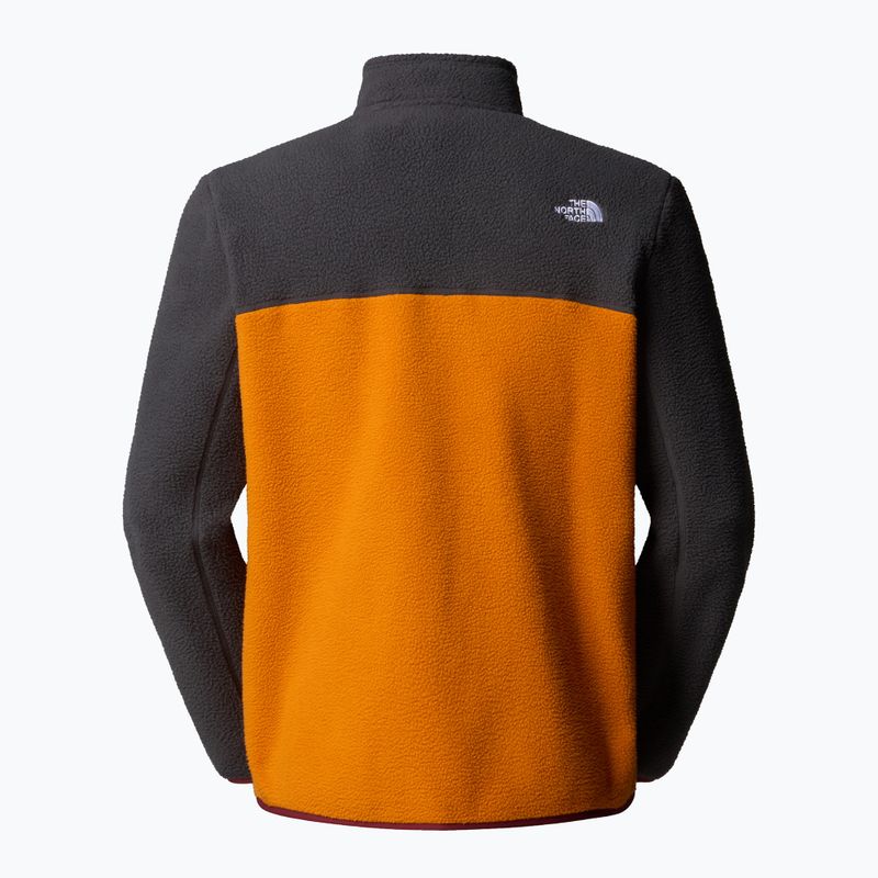 Vyriškas džemperis The North Face Yumiori Full Zip agate orange/asphalt grey 6