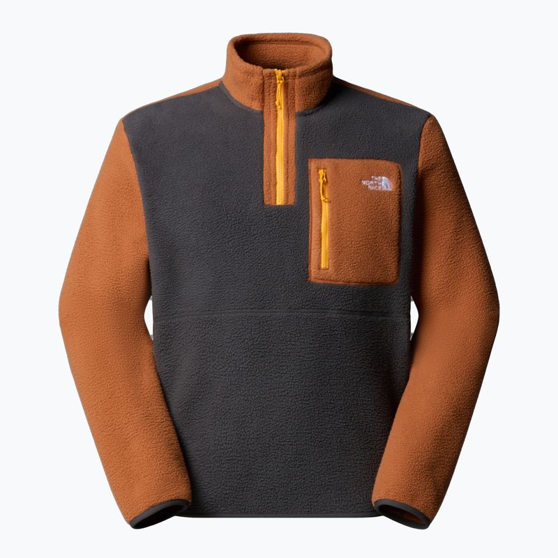 Vyriškas džemperis The North Face Yumiori 1/4 Zip asphaltgrey/burntumber/summitgold 4