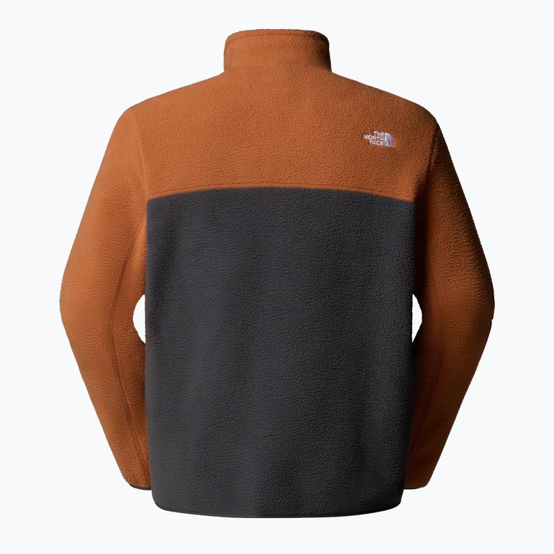 Vyriškas džemperis The North Face Yumiori 1/4 Zip asphaltgrey/burntumber/summitgold 5