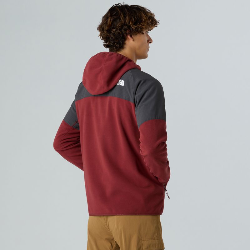 Vyriškas džemperis The North Face Glacier Heavyweight Full Zip HD sumac/asphalt grey 3