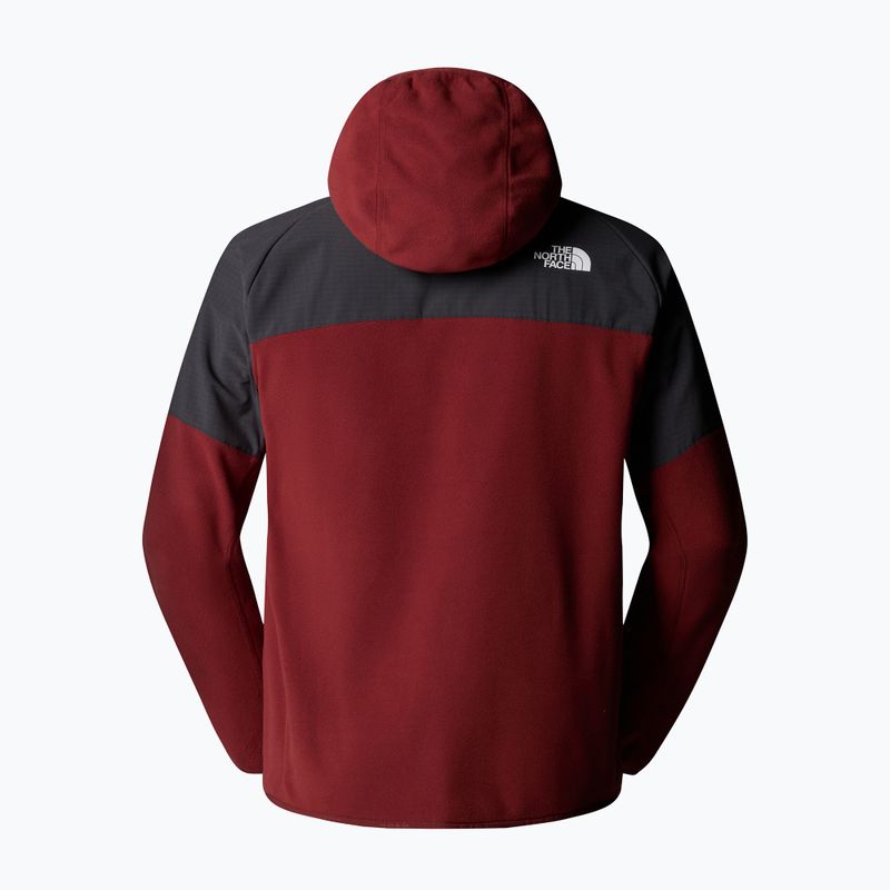 Vyriškas džemperis The North Face Glacier Heavyweight Full Zip HD sumac/asphalt grey 6