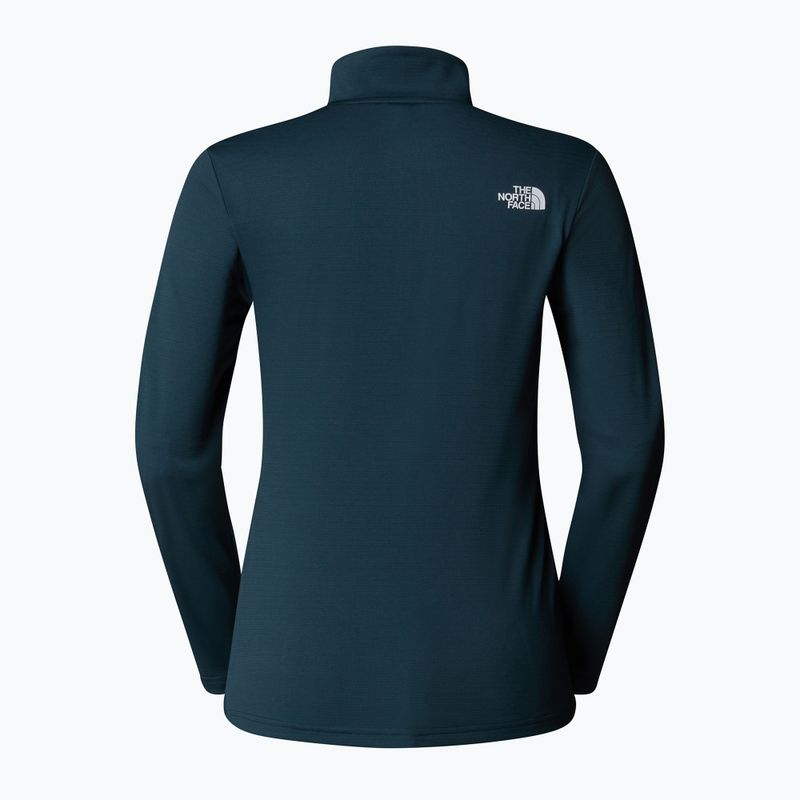 Moteriški marškinėliai The North Face Flex 1/4 Zip Slim deep cypress 5