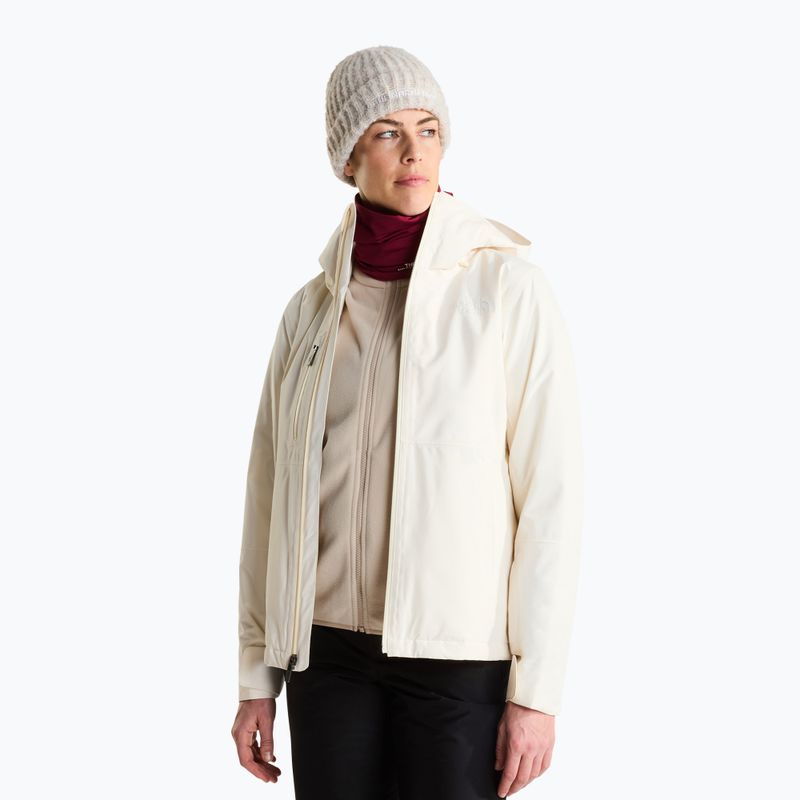 Moteriška slidinėjimo striukė The North Face Descendit white dune 4
