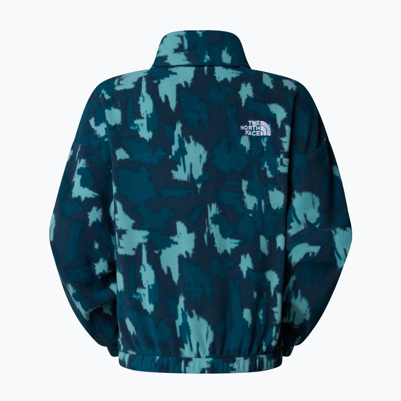 Moterikas džemperis The North Face Mountain Athletics Fleece 1/4 Zip Print deep cypress painted 2