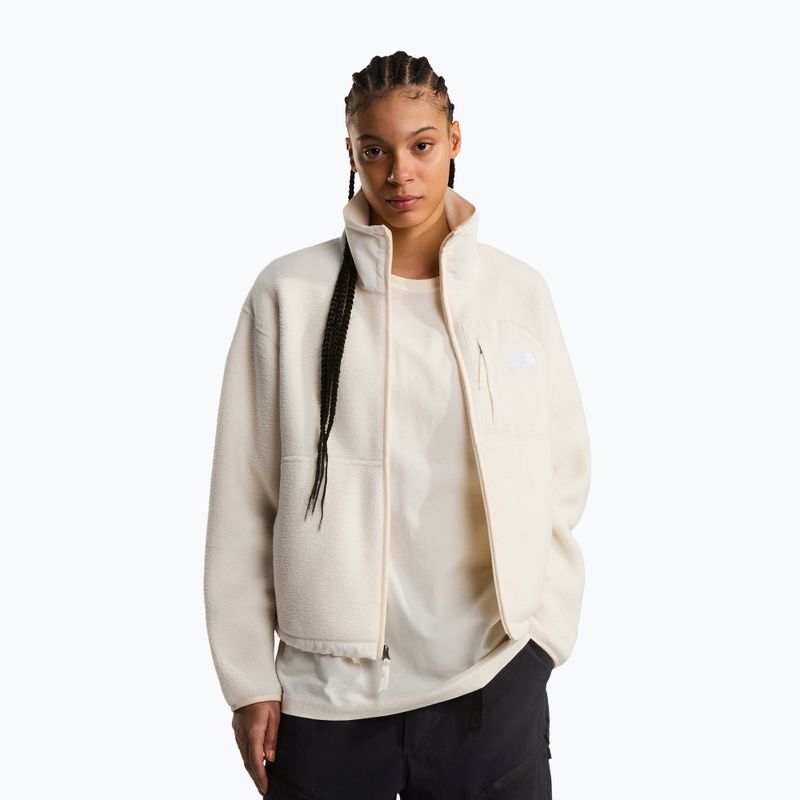 Moteriškas flisinis džemperis The North Face Yumiori Off Peak Full Zip white dune 4