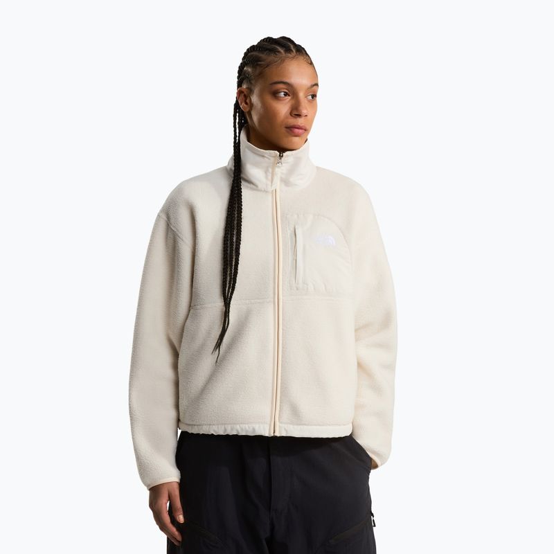 Moteriškas flisinis džemperis The North Face Yumiori Off Peak Full Zip white dune