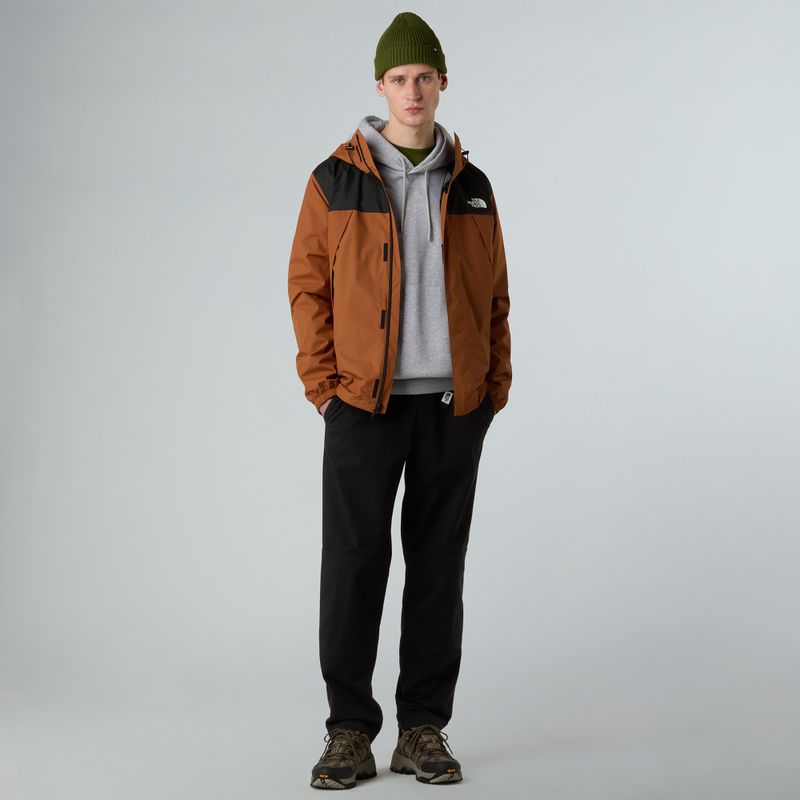 Vyriška lietaus striukė The North Face Antora burnt umber/black 2