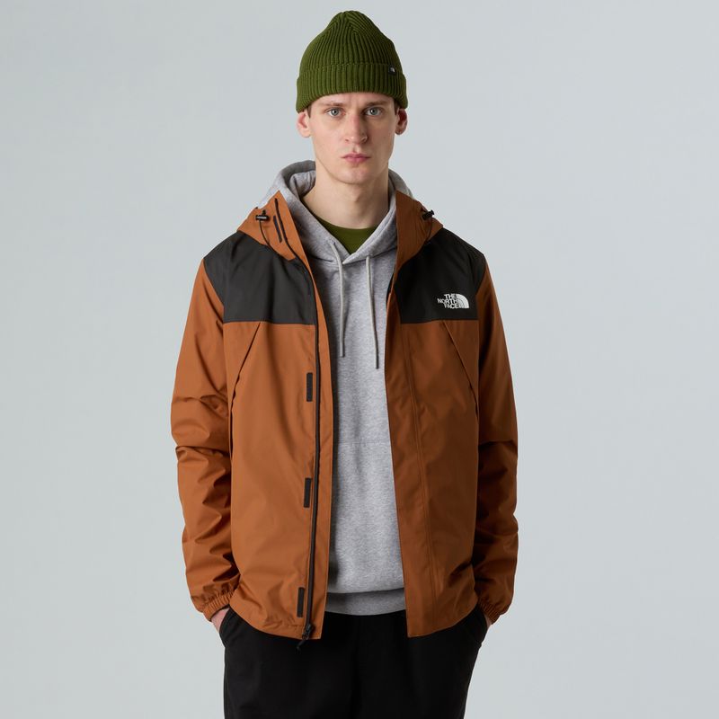 Vyriška lietaus striukė The North Face Antora burnt umber/black 4