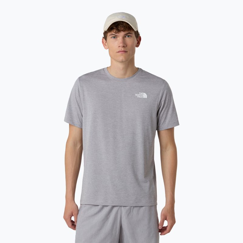 Vyriški marškinėliai The North Face 24/7 Reg pale grey heather