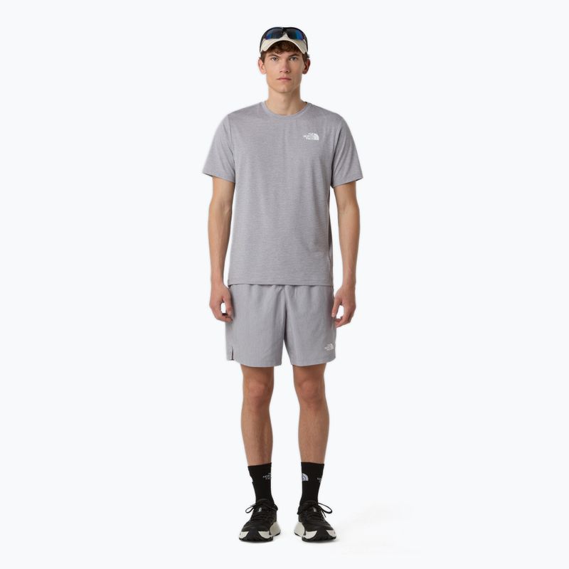 Vyriški marškinėliai The North Face 24/7 Reg pale grey heather 2