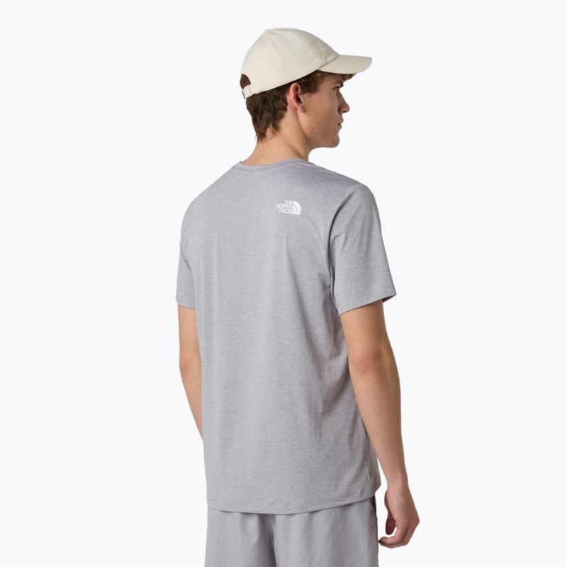 Vyriški marškinėliai The North Face 24/7 Reg pale grey heather 3