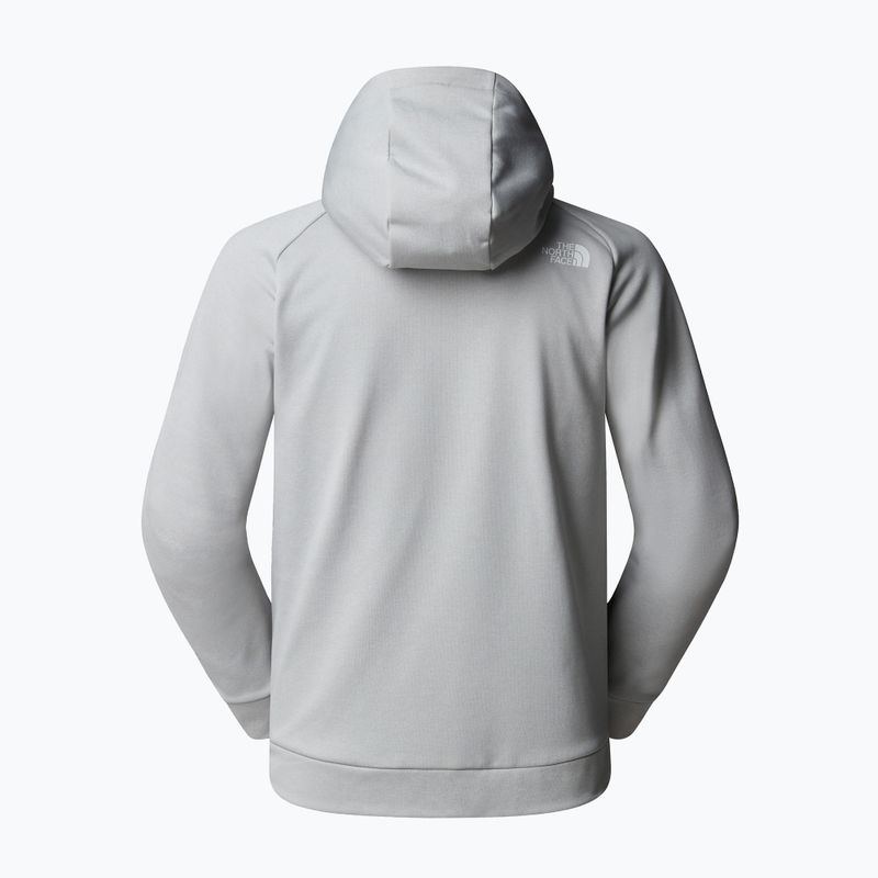 Vyriškas džemperis The North Face Reaxion Fleece Full Zip Hoodie high rise grey light heather 2