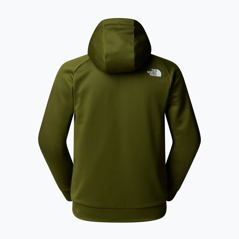 Vyriškas džemperis The North Face Reaxion Fleece Full Zip Hoodie woodland green/black 2