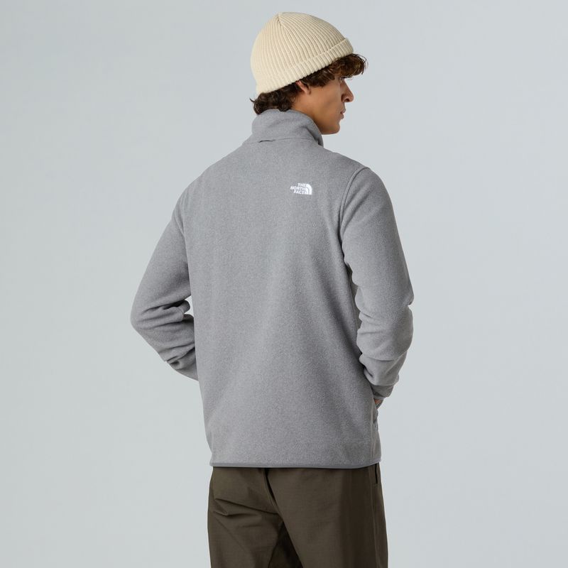 Vyriškas fliso džemperis The North Face Glacier Fleece mid grey heather 3