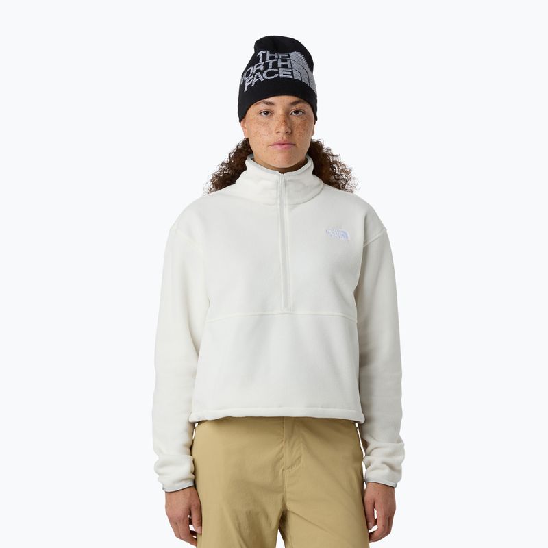 Moteriškas džemperis The North Face Glacier Fleece 1/2 Zip Short white dune