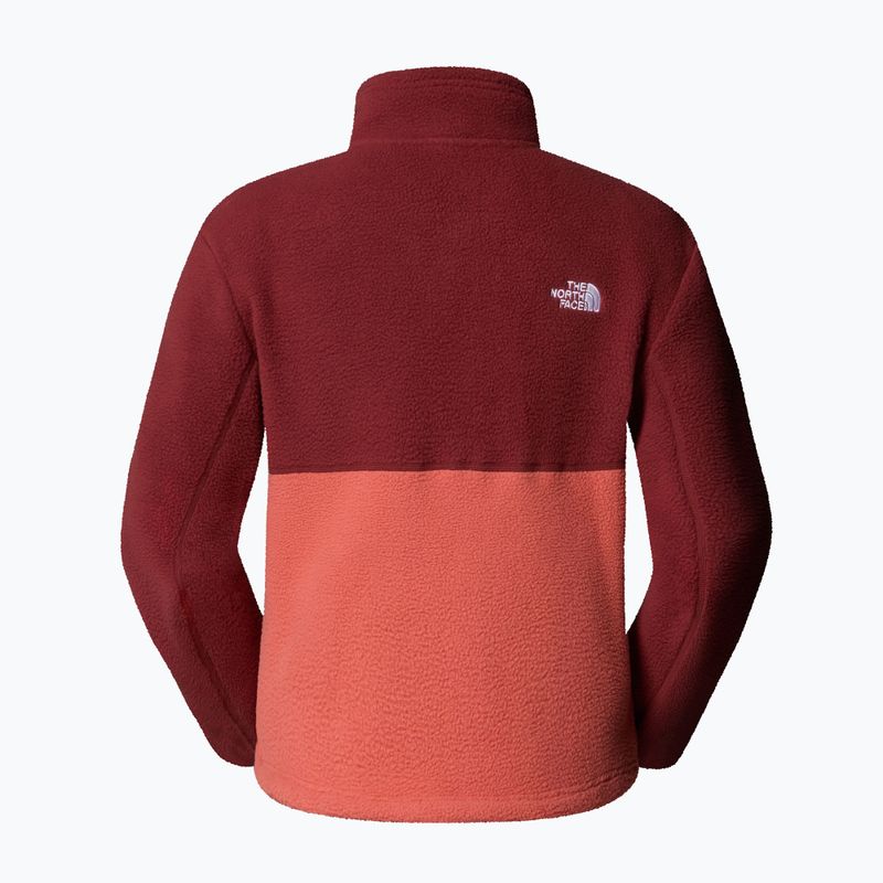 Moteriškas džemperis The North Face Yumiori 1/4 Zip mars dust/sumac/solar flare 5