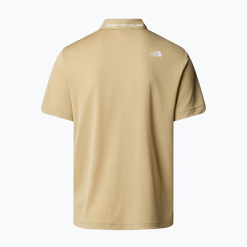Vyriški polo marškinėliai The North Face New Tanken Polo khaki stone 5