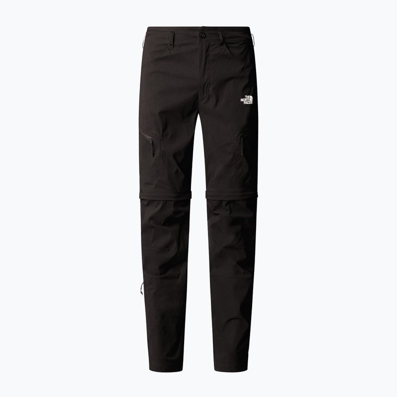 Vyriškos žygio kelnės The North Face Exploration Regular Tapered Convertible tnf black 5