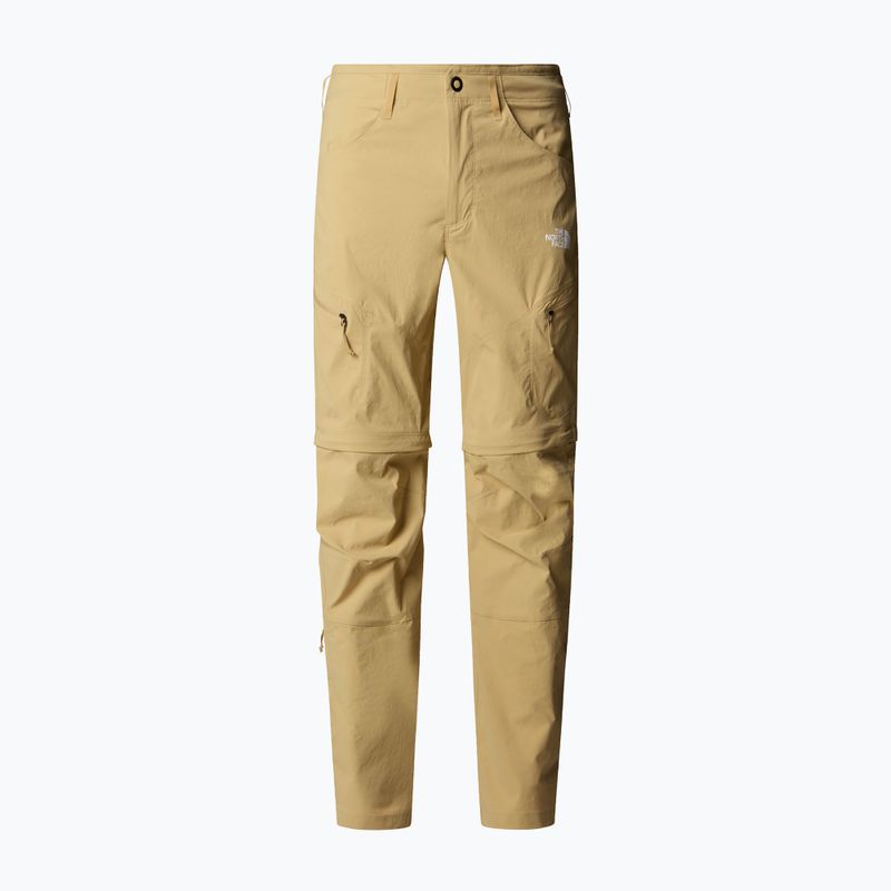 Vyriškos žygio kelnės The North Face Exploration Regular Tapered Convertible khaki stone 4