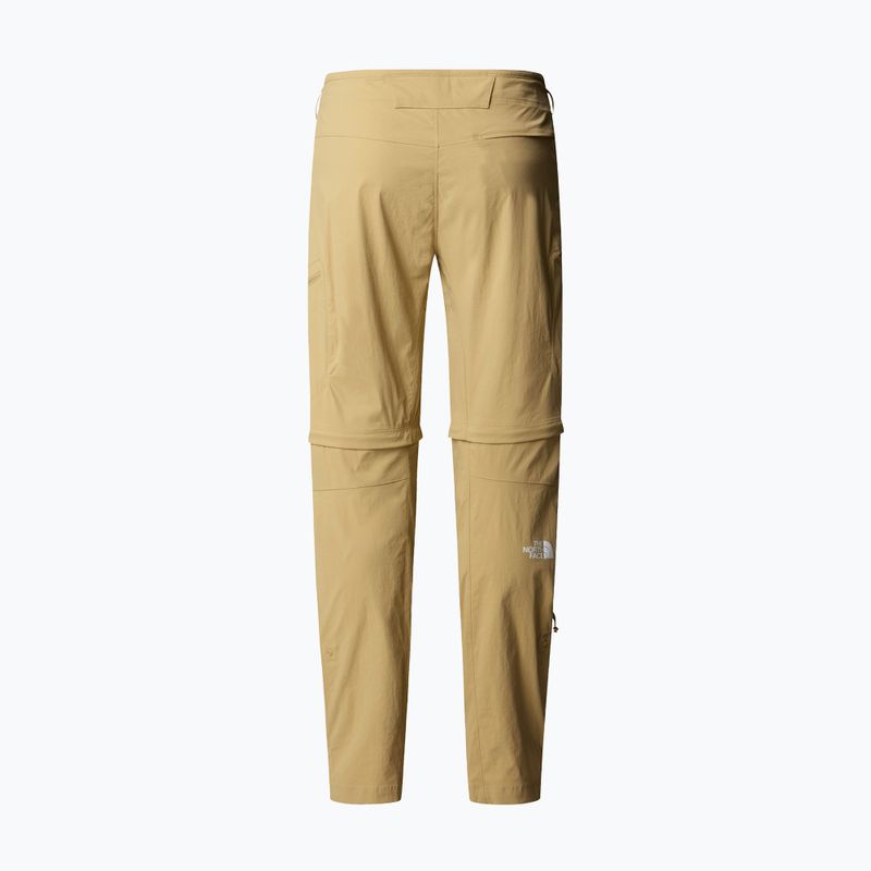 Vyriškos žygio kelnės The North Face Exploration Regular Tapered Convertible khaki stone 5